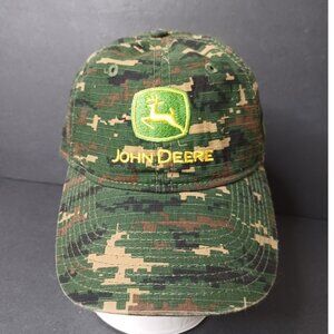 John Deere Revels G Adjustable Strapback Hat Cap Tractor